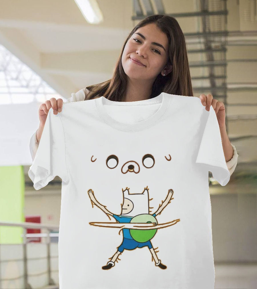 Adventure Time Finn And Jake Da Vinci T-Shirt
