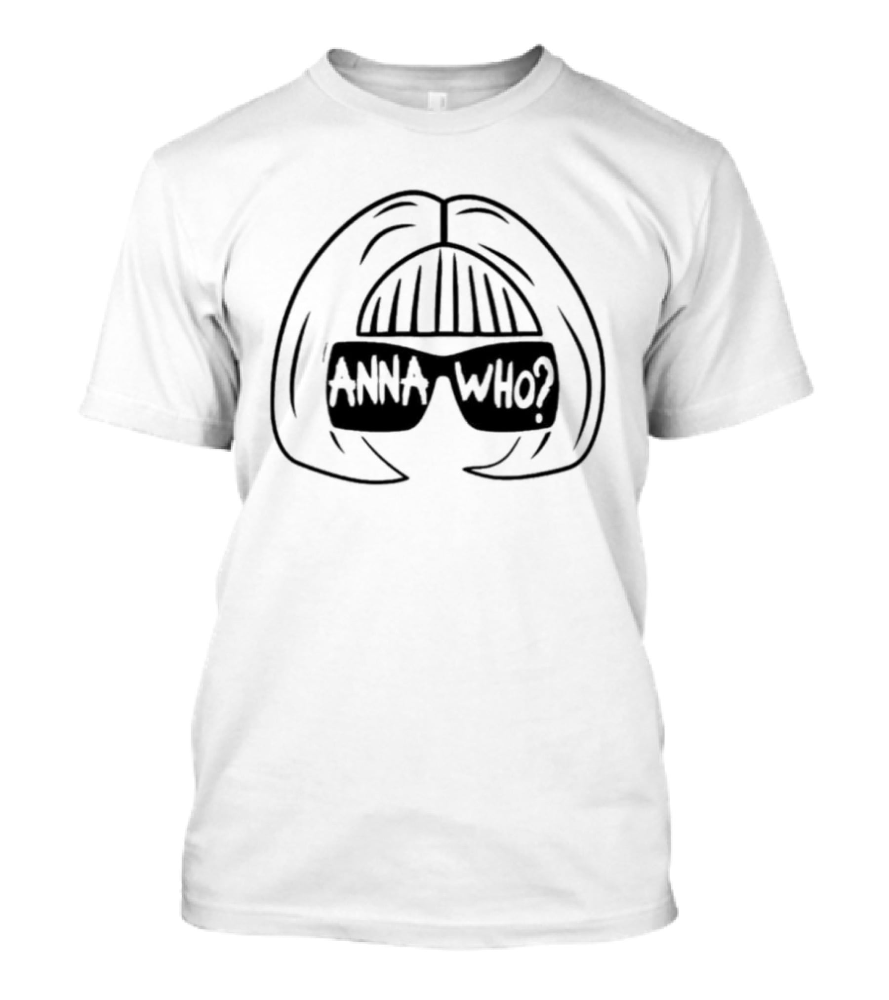Anna Wintour Anna Who Sunglasses Hair Sketch T-Shirt