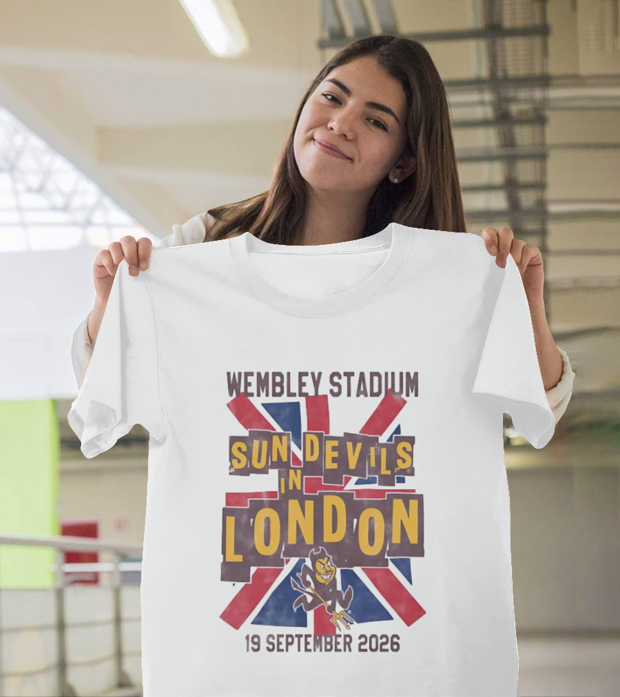Wembley Stadium Sun Devils In London 19 September 2026 T-Shirt