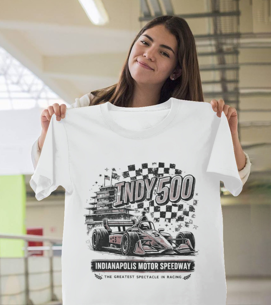 Indy 500 Indianapolis Motor Speedway The Greatest Spectacle In Racing T-Shirt