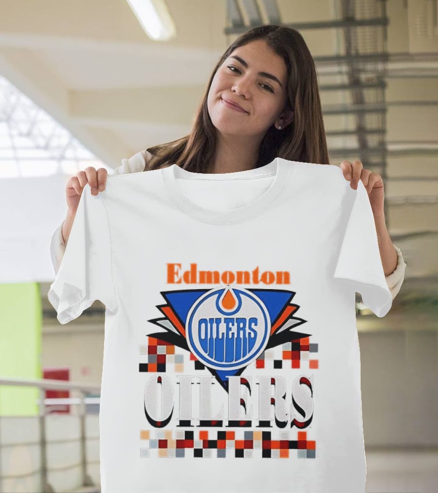 Edmonton Oilers NHL 1993 Edmonton Team Spirit T-Shirt