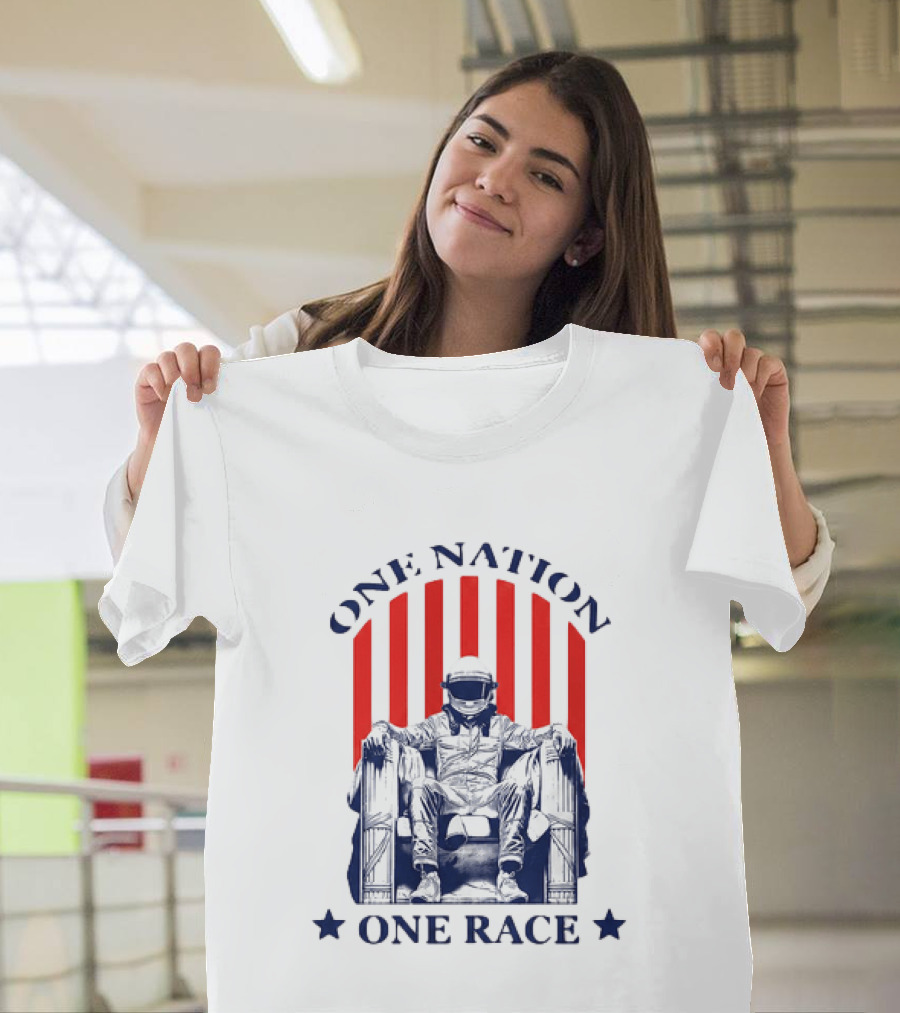 One Nation One Race Freedom 250 Grand Prix Racing Champion T-Shirt