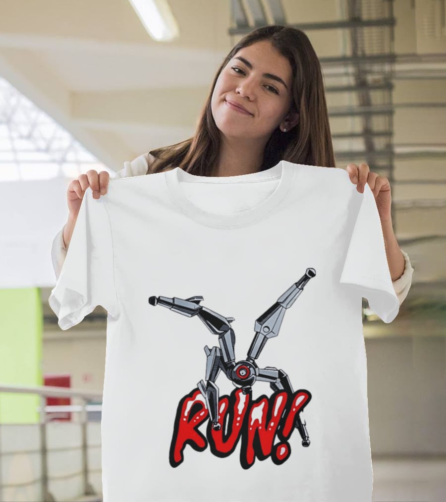 Robot Leaper ARC Raiders RUN Cyborg Invasion T-Shirt