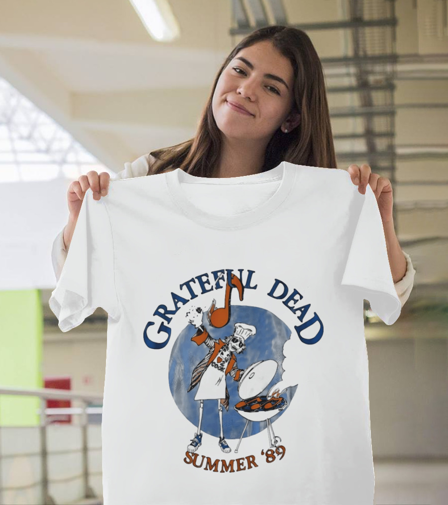 Grateful Dead Skeleton Chef BBQ Summer '89 T-Shirt