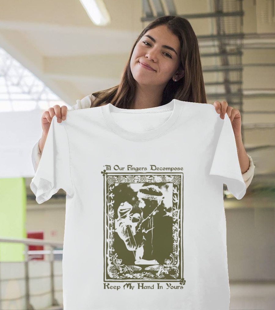 Noah Kahan Kermit The Frog 'Til Our Fingers Decompose Keep My Hand In Yours T-Shirt