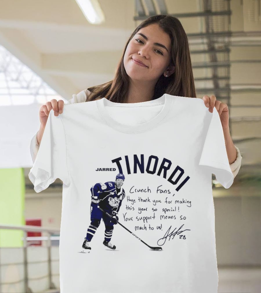 Syracuse Crunch Jarred Tinordi Fans Huge Thank You For Making This Year Special Your Support Means So Much T-Shirt