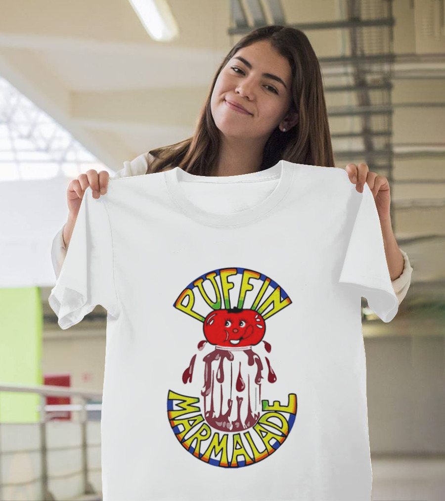 Puffin Marmelade Tomato Jam Zwei Asse Trumpfen Auf T-Shirt