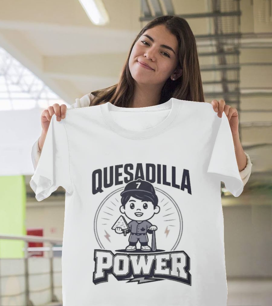 Quesadilla Power Kazuma Okamoto Chibi Toronto Blue Jays Baseball Fan T-Shirt