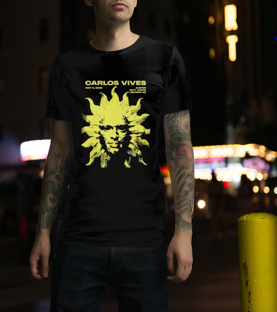 Carlos Vives May 6 2023 Austin City Limits Music Festival Austin TX Season 52 T-Shirt