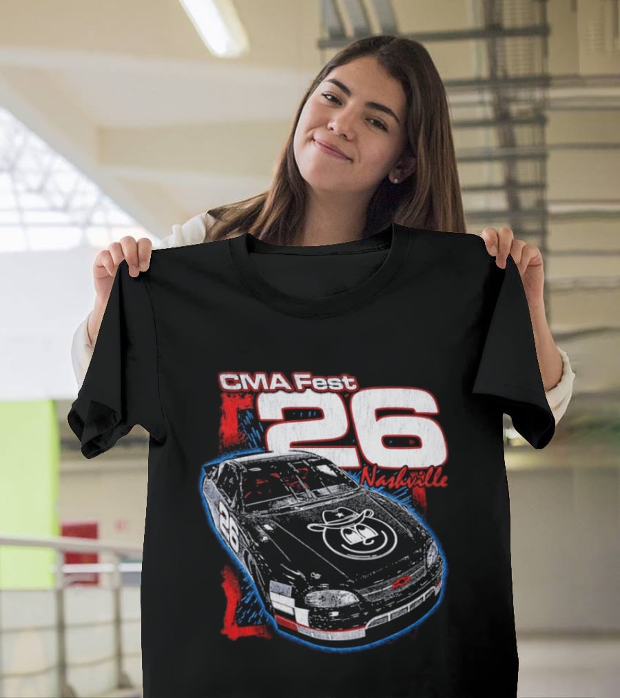 CMA Fest 26 Race Car Nashville 2026 T-Shirt