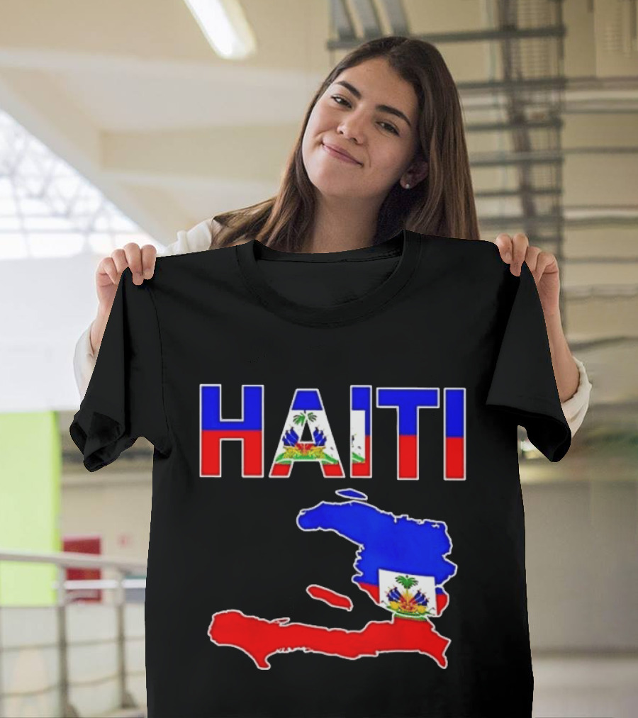 Haiti Flag Day 2026 Map Flag Haitian Pride Celebration T-Shirt