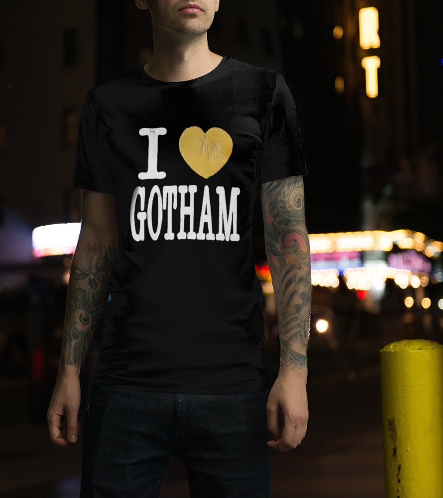 I Heart Gotham Golden Love T-Shirt