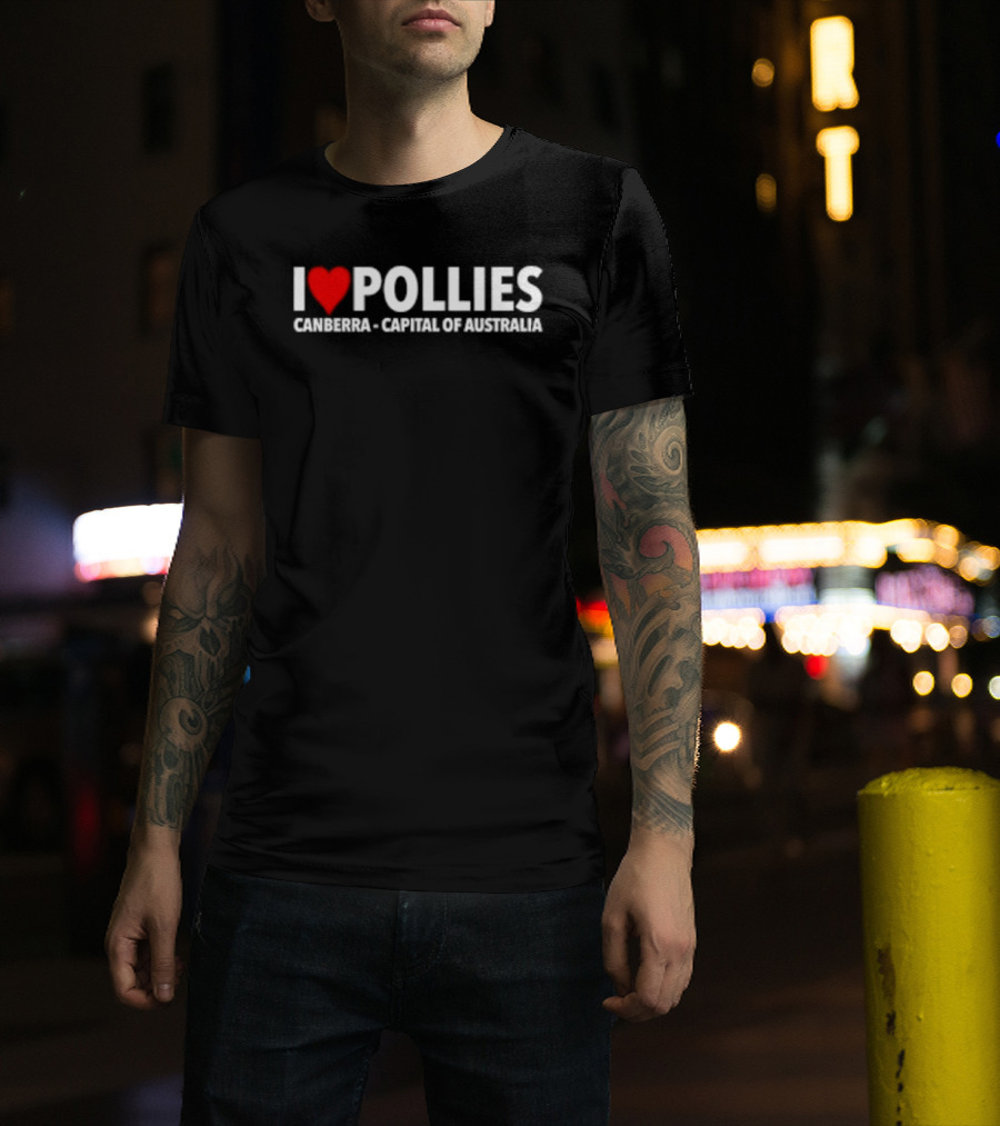 I Love Pollies Canberra Capital Of Australia T-Shirt