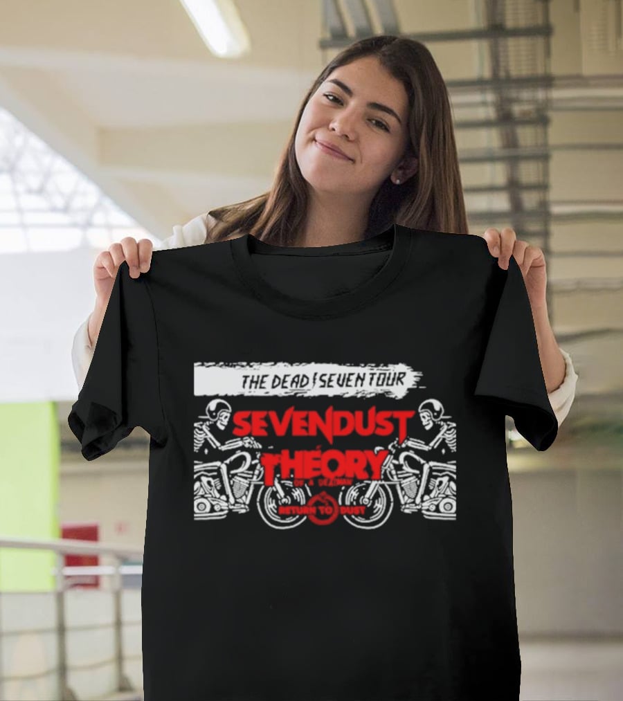 Sevendust Theory The Dead Seven Tour Return To Dust 2026 T-Shirt