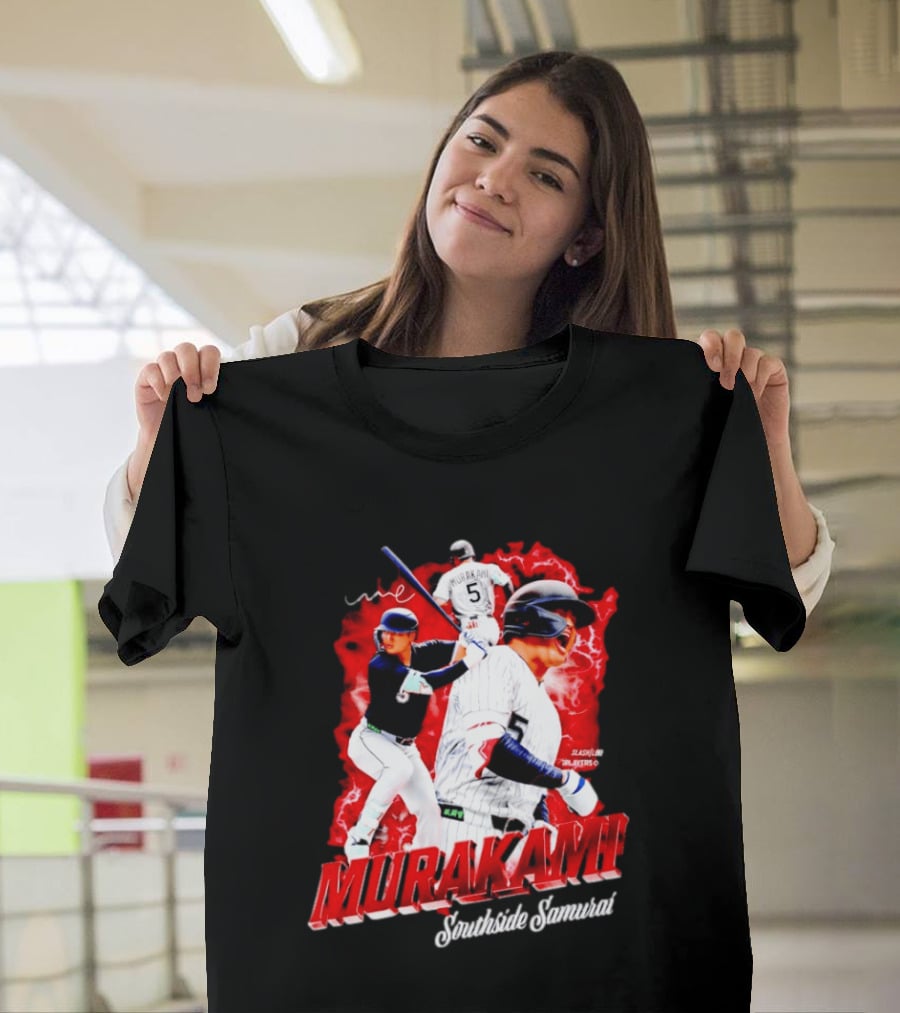Munetaka Murakami Southside Samurai Baseball Players MLB Commendation T-Shirt