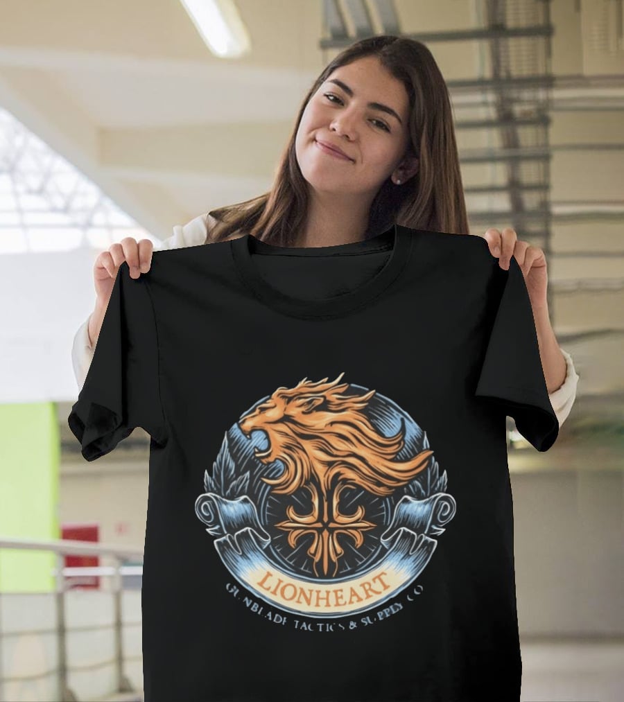 Lionheart Gunblade Tactics And Supply Co Final Fantasy Squall Leonhart T-Shirt
