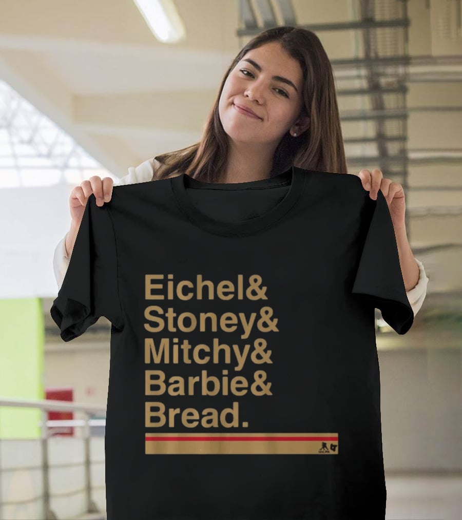 Vegas Hockey Eichel Stoney Mitchy Barbie Bread Ampersand List NHL T-Shirt