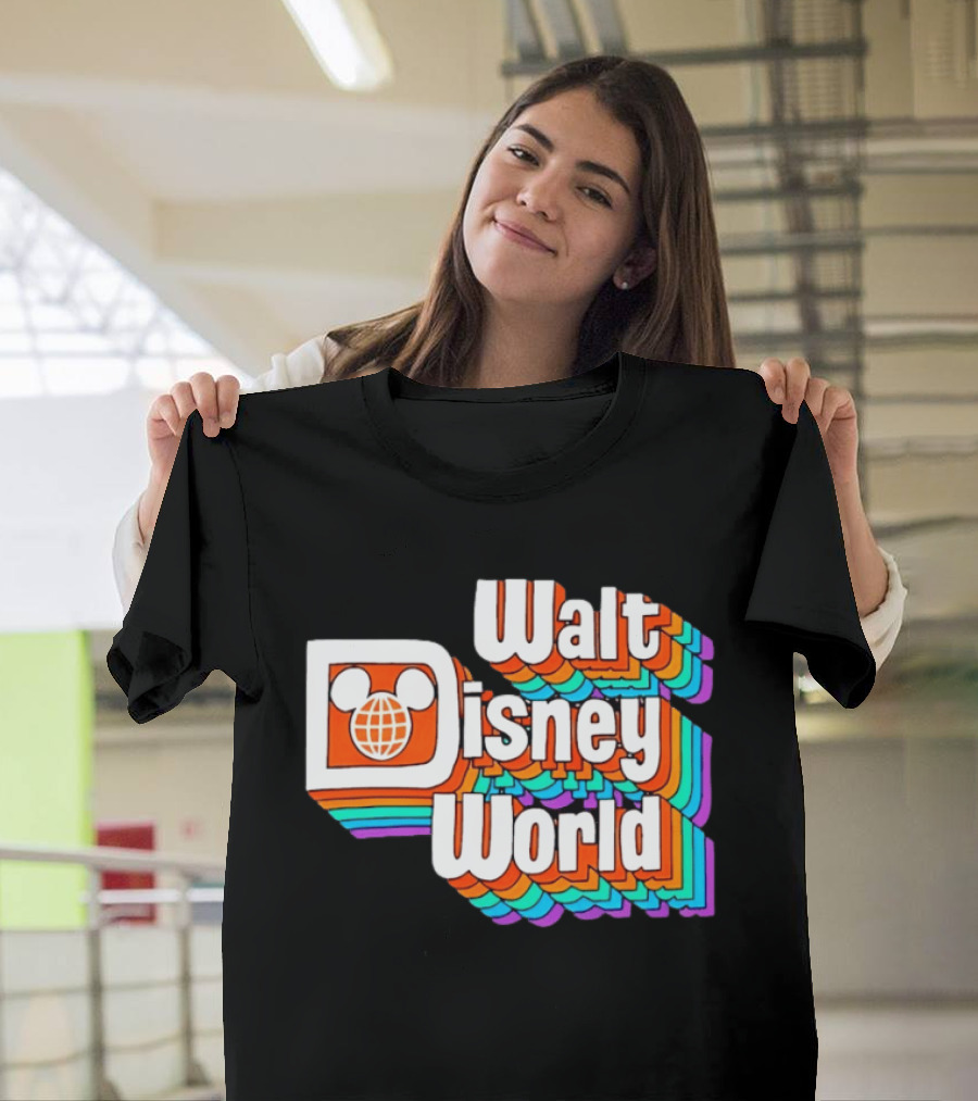 Walt Disney World Retro Rainbow Mickey Ears T-Shirt