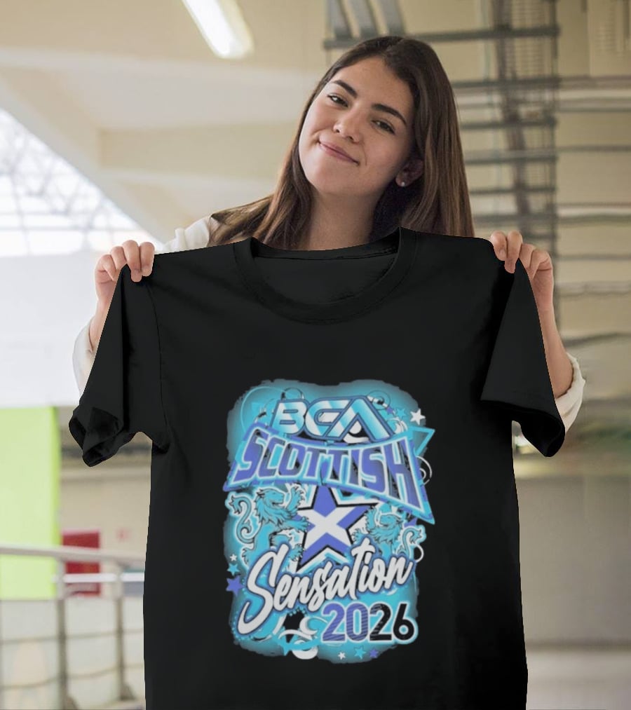 BCA Scottish Sensation 2026 Lions And Stars Competition T-Shirt