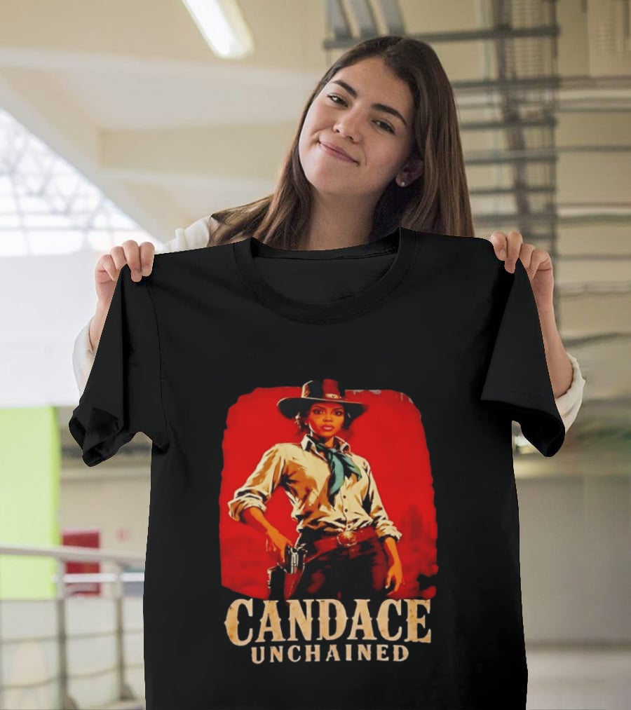 Candace Unchained Western Cowgirl T-Shirt
