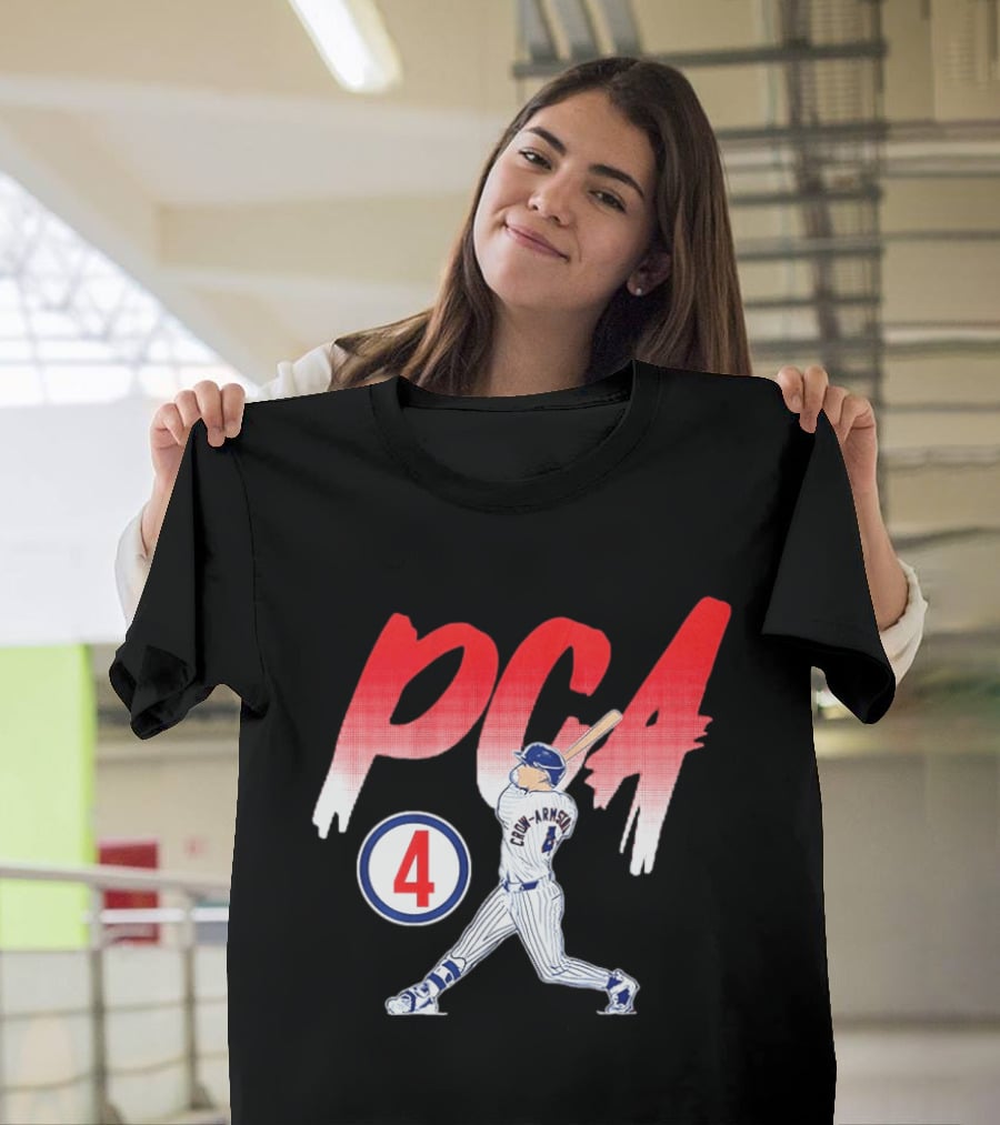 PCA Pete Crow Armstrong 04 Chicago Cubs Baseball Player Swing T-Shirt