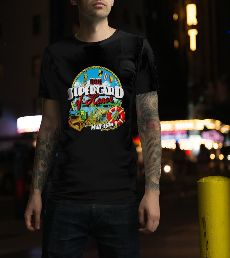 Ring Of Honor ROH Supercard Of Honor May 15th 2026 Salisbury Maryland Event Friday T-Shirt
