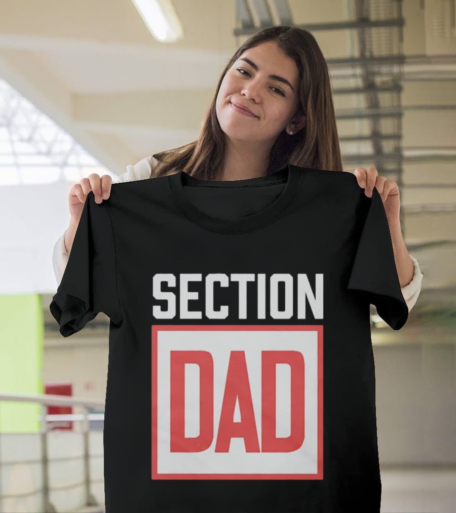 Section Dad Vintage Bold Text Block T-Shirt