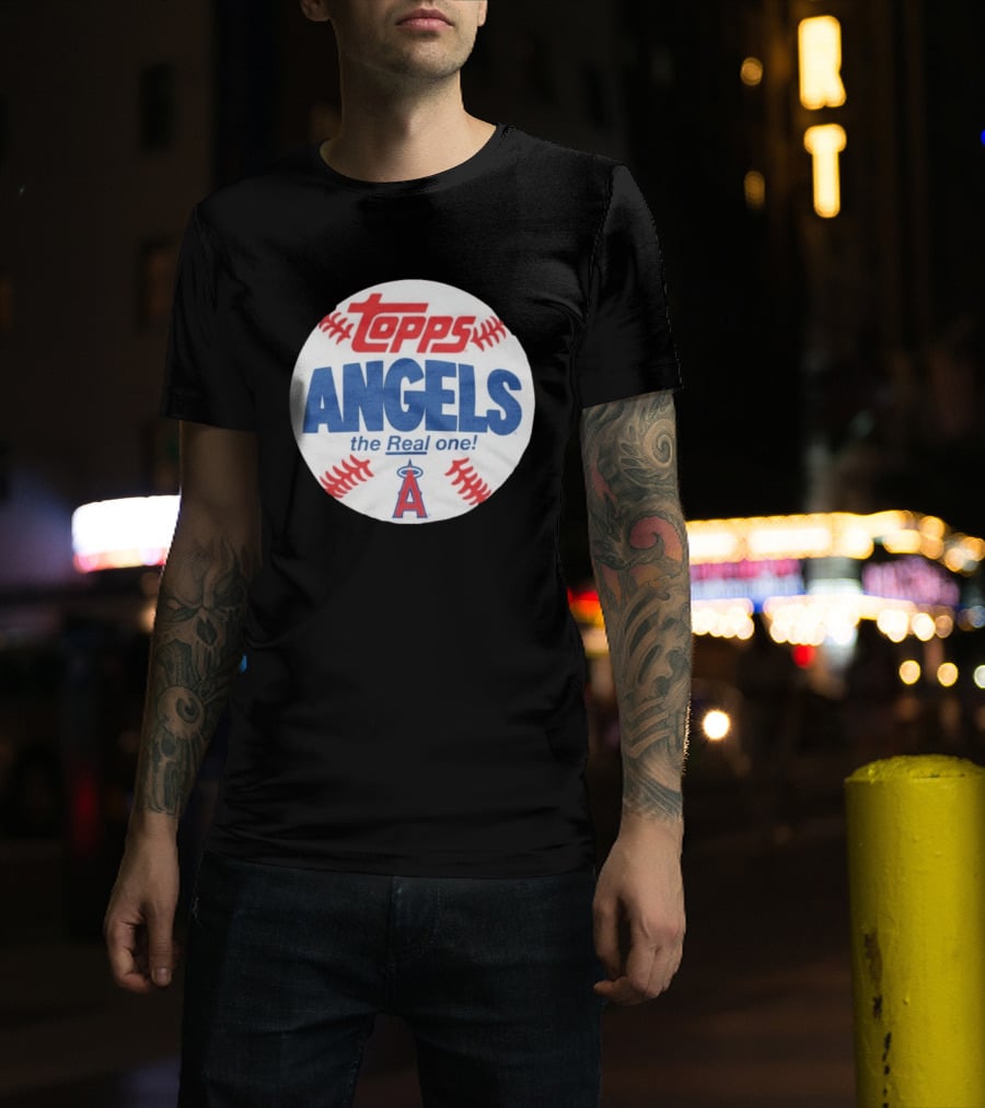 Topps Los Angeles Angels The Real One Baseball T-Shirt