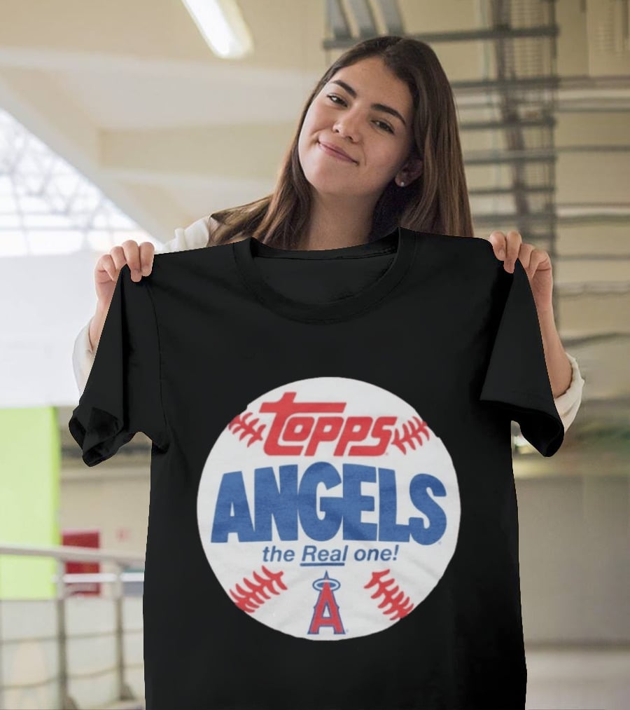 Topps Los Angeles Angels The Real One Baseball T-Shirt