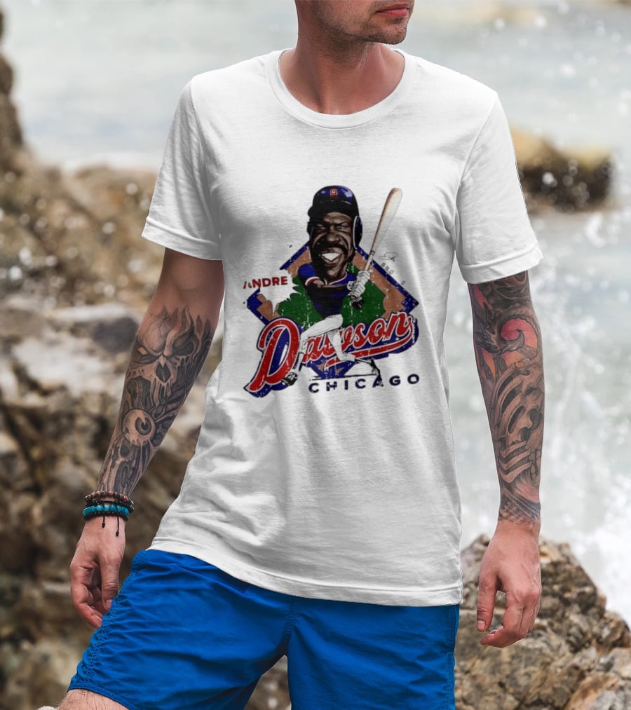Andre Dawson Chicago Cubs Baseball Legend T-Shirt