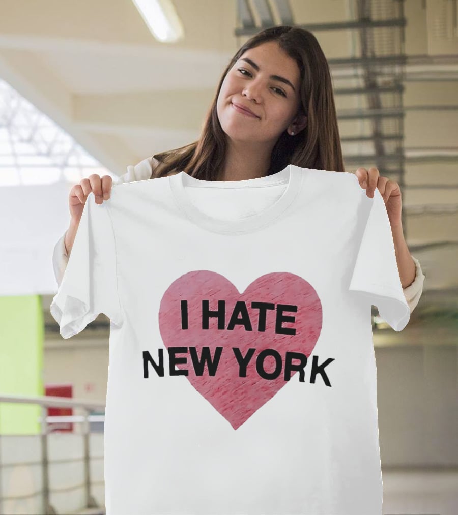 Hailey Van Lith I Hate New York Heart T-Shirt