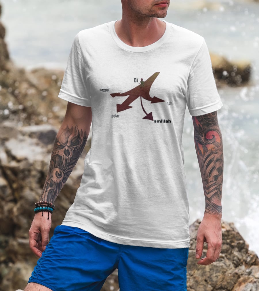 Bi Sexual Polar Smillah Tch Arrow And Figure Concept T-Shirt