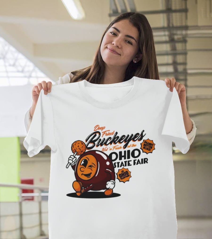 Ohio State Fair Deep Fried Buckeyes Hot'n Fresh Peanut Butter Bliss T-Shirt