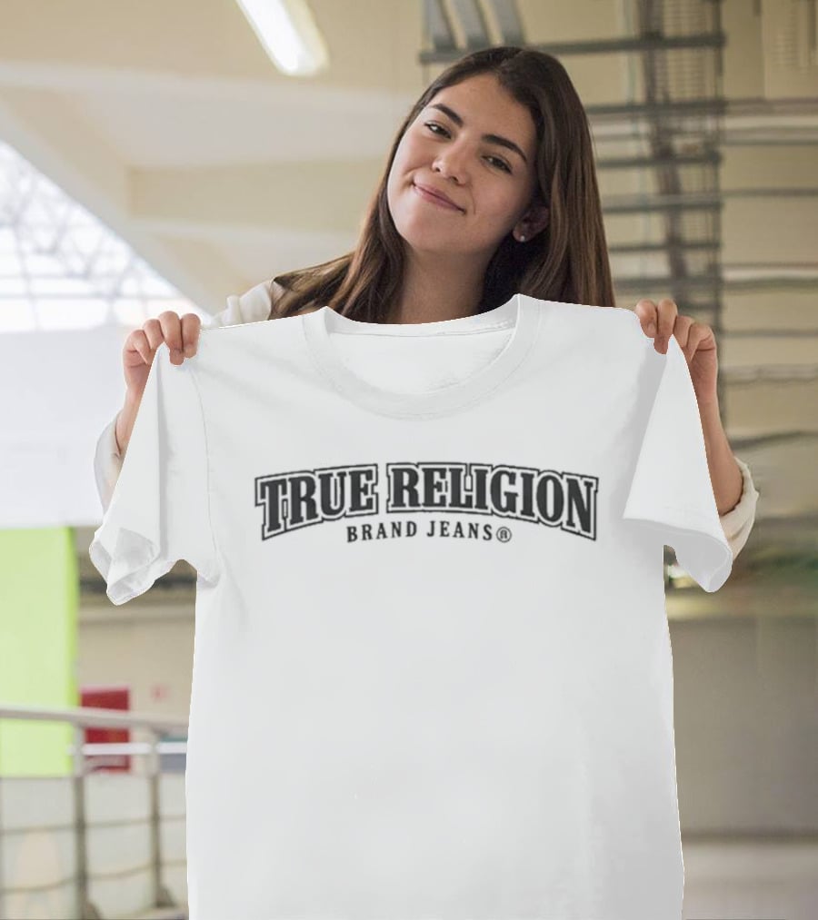 True Religion Brand Jeans G Marshawn Lynch Euphoria Mens Relaxed Overt Painted T-Shirt