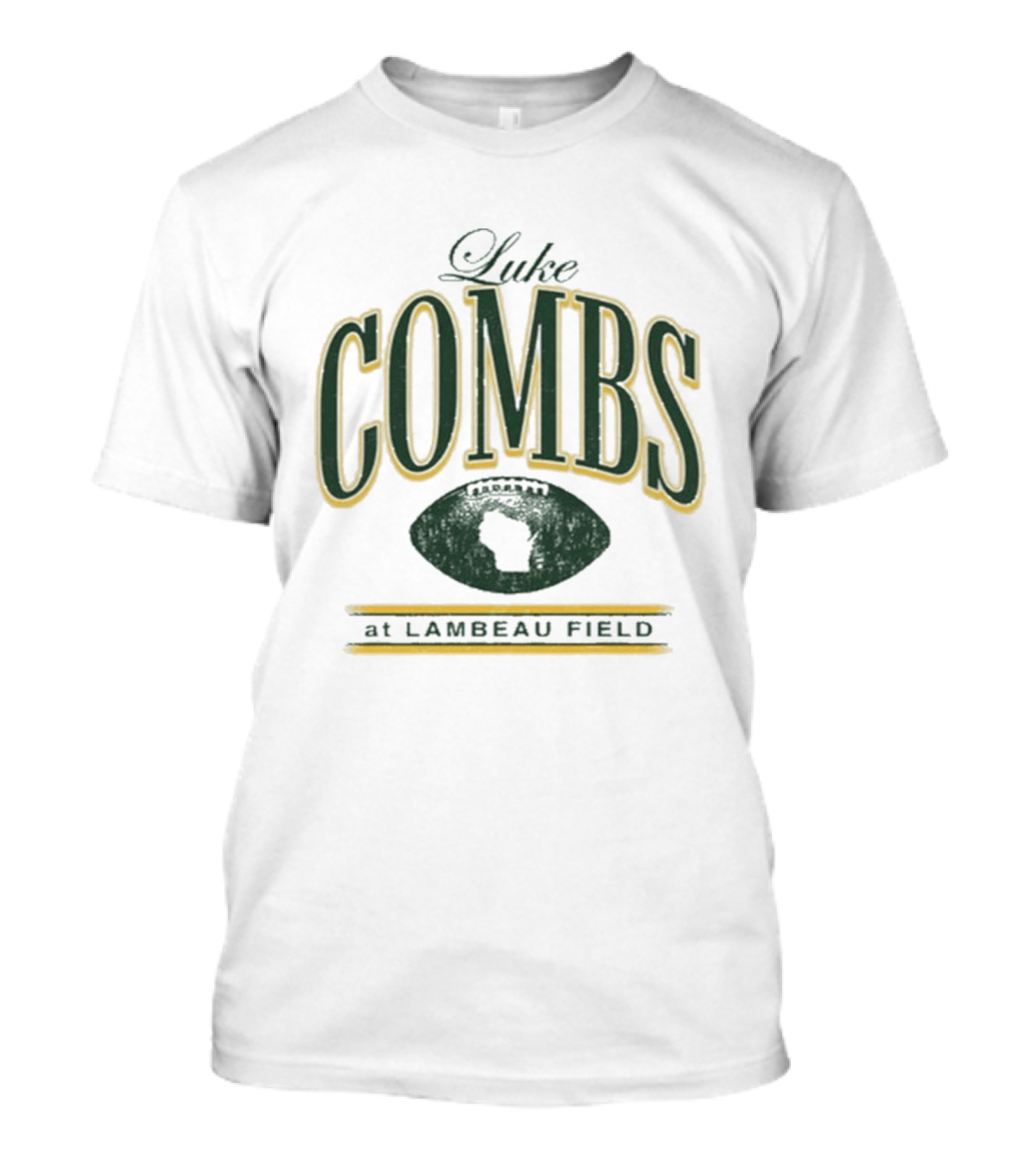 Luke Combs At Lambeau Field Wisconsin Football 2026 T-Shirt