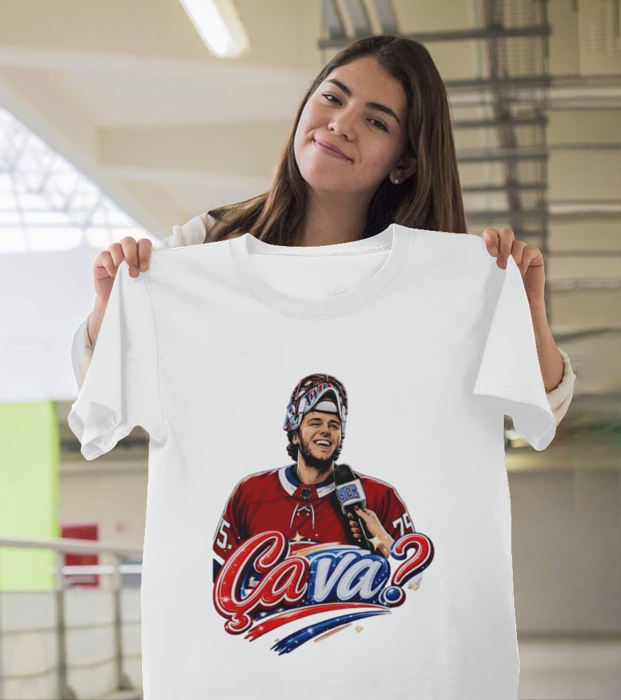 Ca Va Jakub Dobes Montreal Canadiens Interview NHL 75 Hockey Jersey T-Shirt