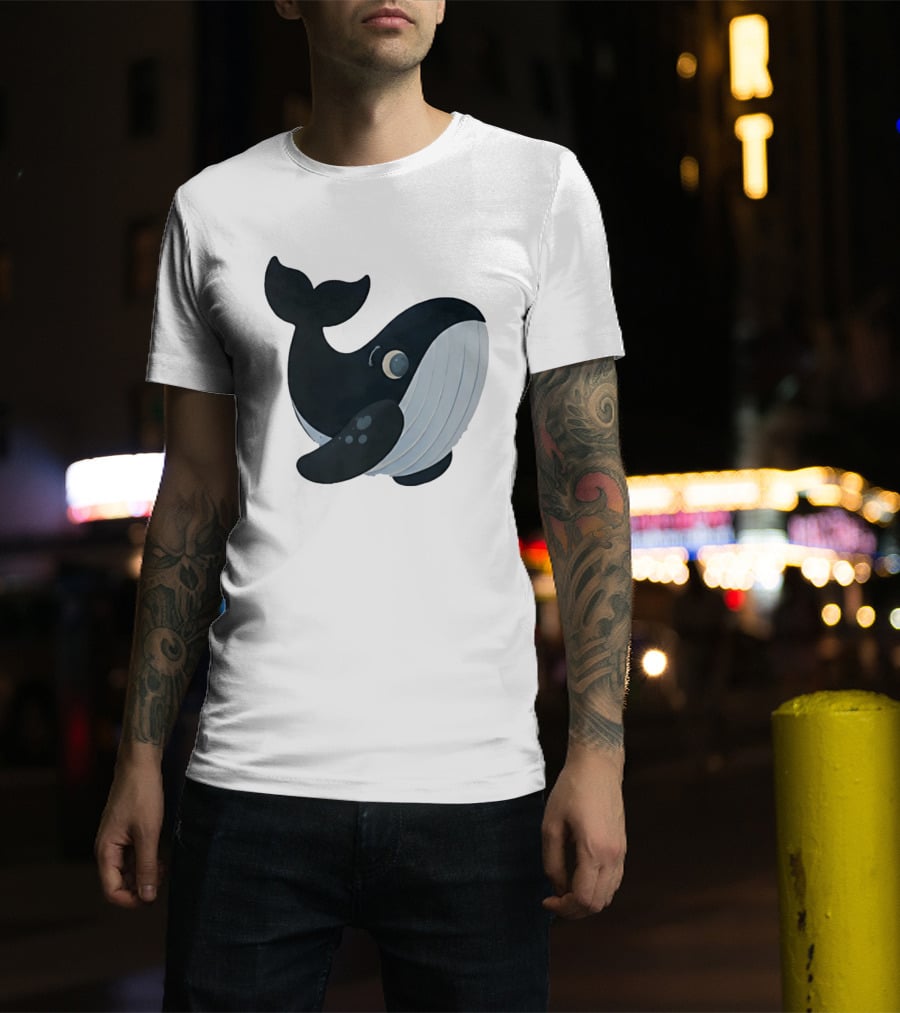 Cocomelon The Movie J.J Whale Cartoon T-Shirt
