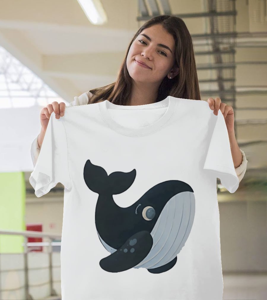 Cocomelon The Movie J.J Whale Cartoon T-Shirt