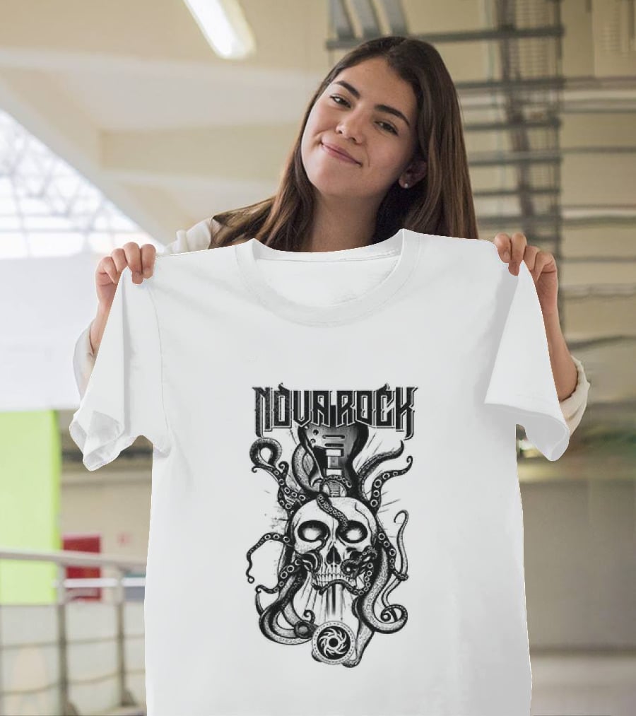 Nova Rock Sword Skull Line Up Festival T-Shirt
