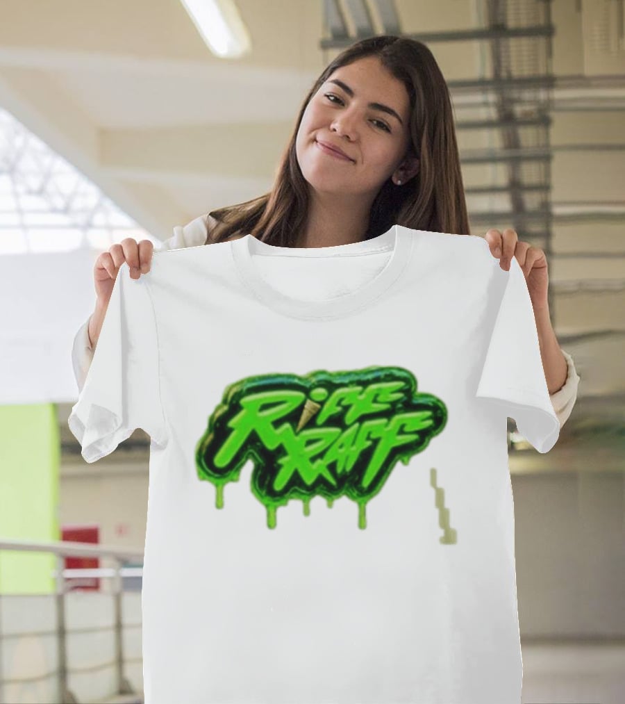 Riff Raff Neon Green Drip T-Shirt