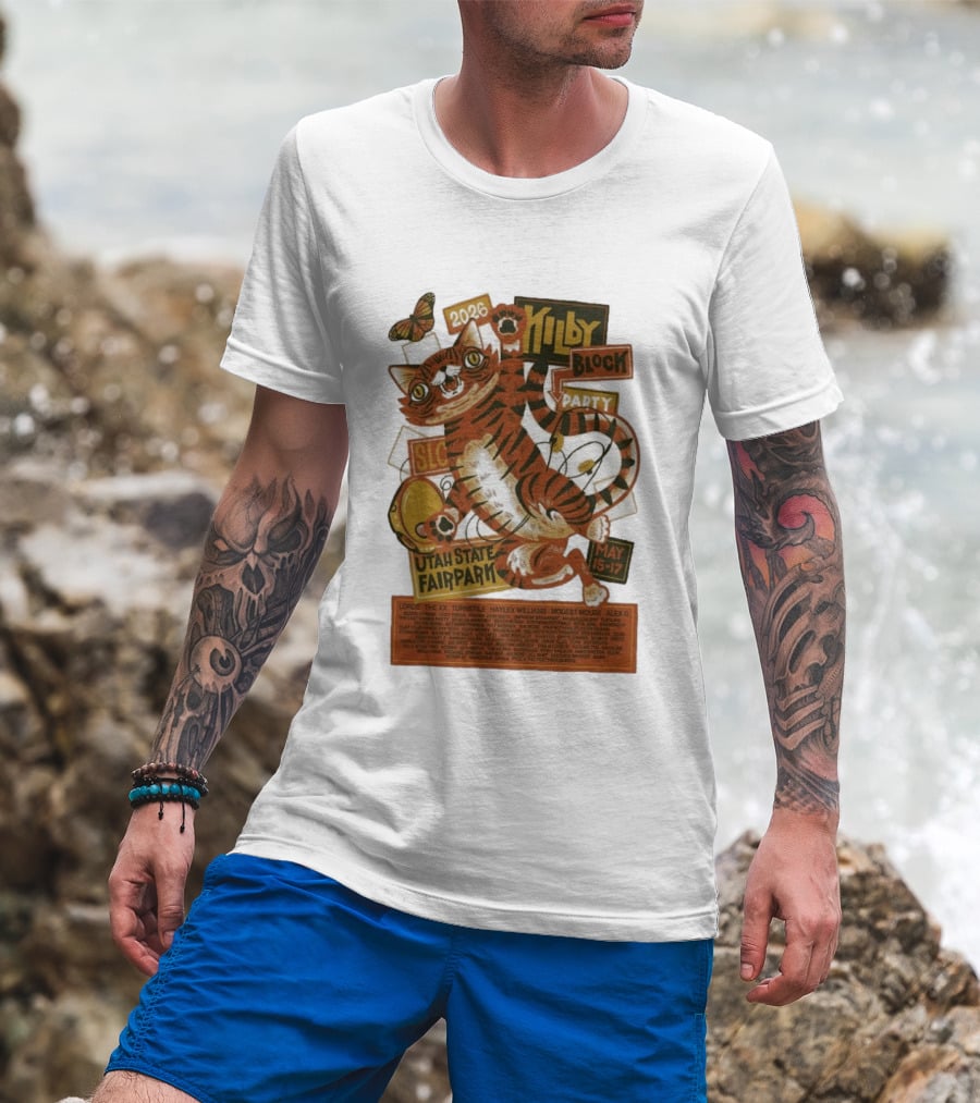 Kilby Block Party 2026 Utah State Fairpark May 15 17 Featuring Lorde Hayley Williams Modest Mouse And More T-Shirt