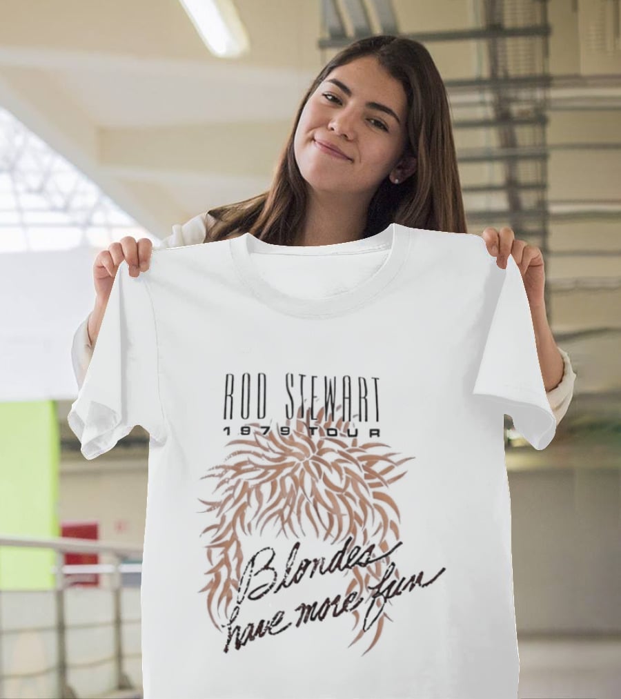 Rod Stewart Blondes Have More Fun 1979 Tour T-Shirt