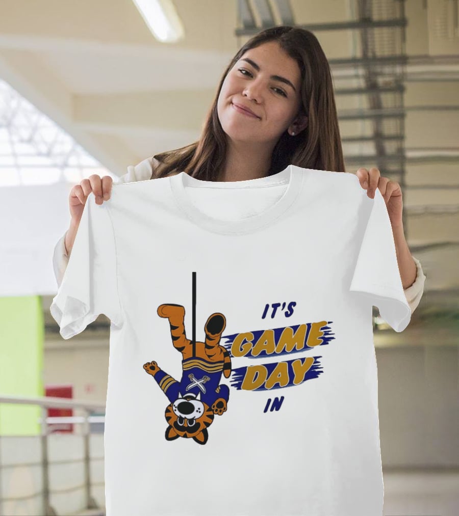Sabretooth It's Game Day In Buffalo Sabres Hockey T-Shirt