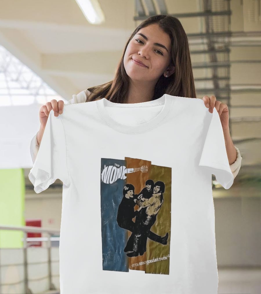 The Monkees 45th Anniversary Tour Vintage Band Celebration T-Shirt