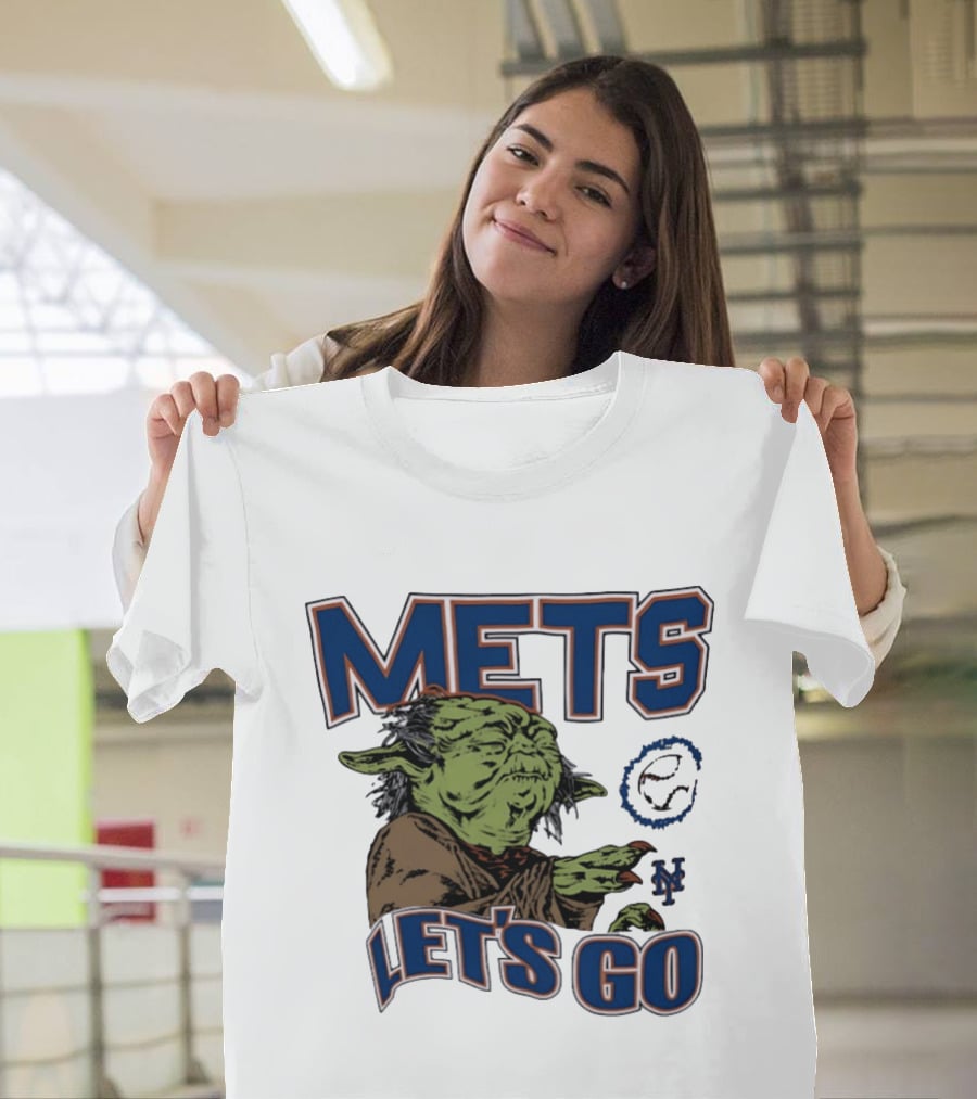 Mets Let's Go Yoda New Yorks Mets T-Shirt
