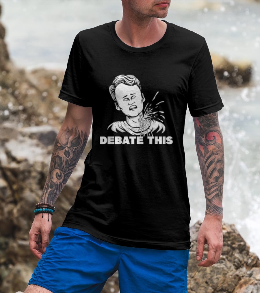 Charlie Kirk Debate This Explosion Head T-Shirt