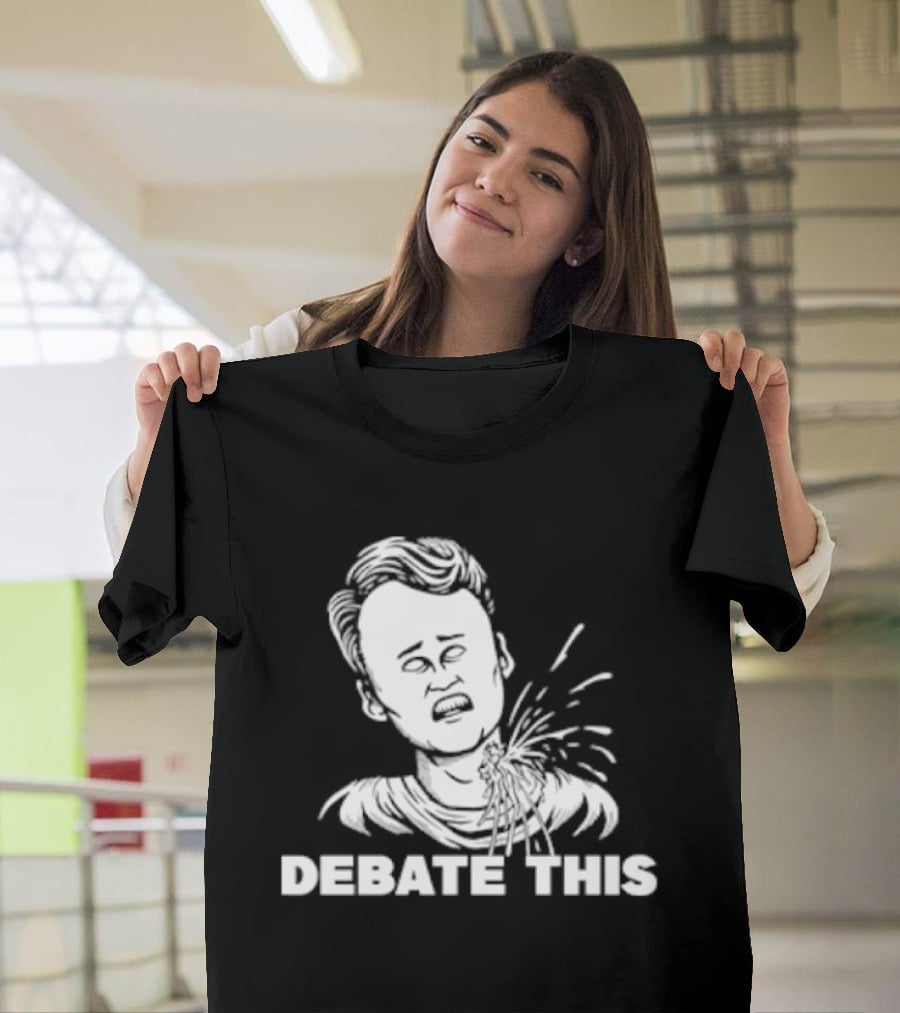 Charlie Kirk Debate This Explosion Head T-Shirt