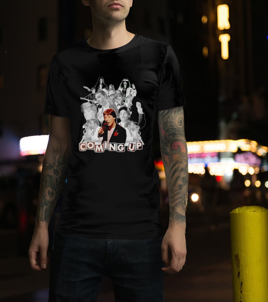 Coming Up Album Paul McCartney Music Video Characters And Band Collage T-Shirt