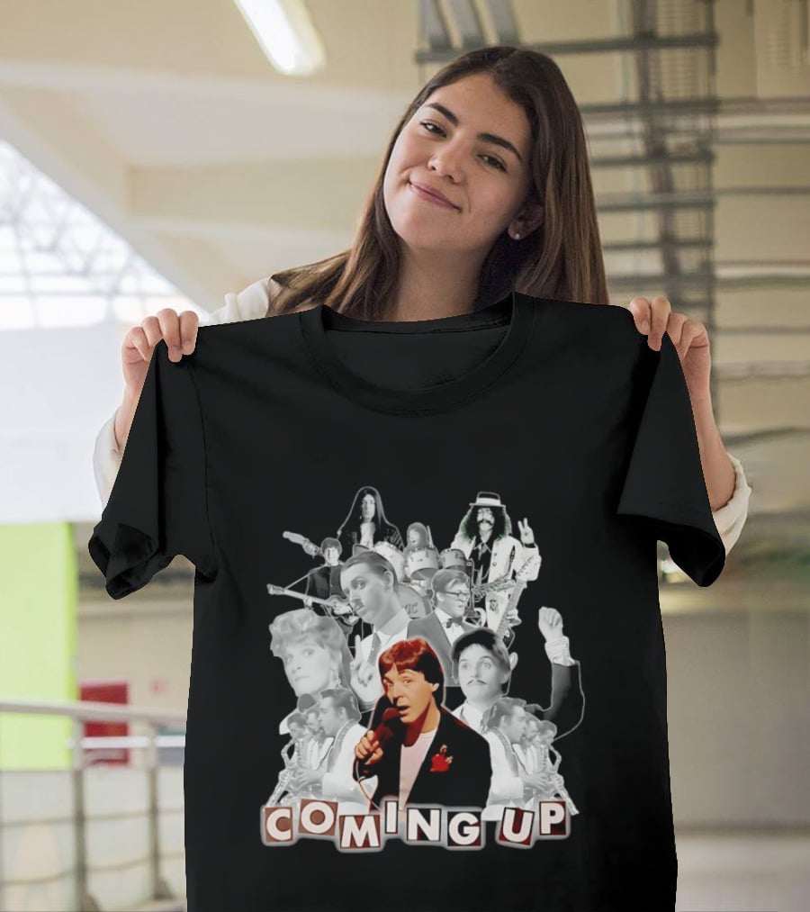 Coming Up Album Paul McCartney Music Video Characters And Band Collage T-Shirt