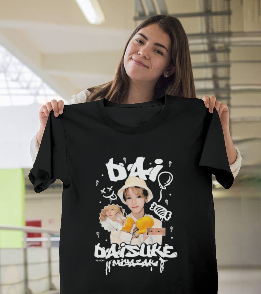 Dai Daisuke Miyazaki AHOF Playful Balloon And Candy T-Shirt